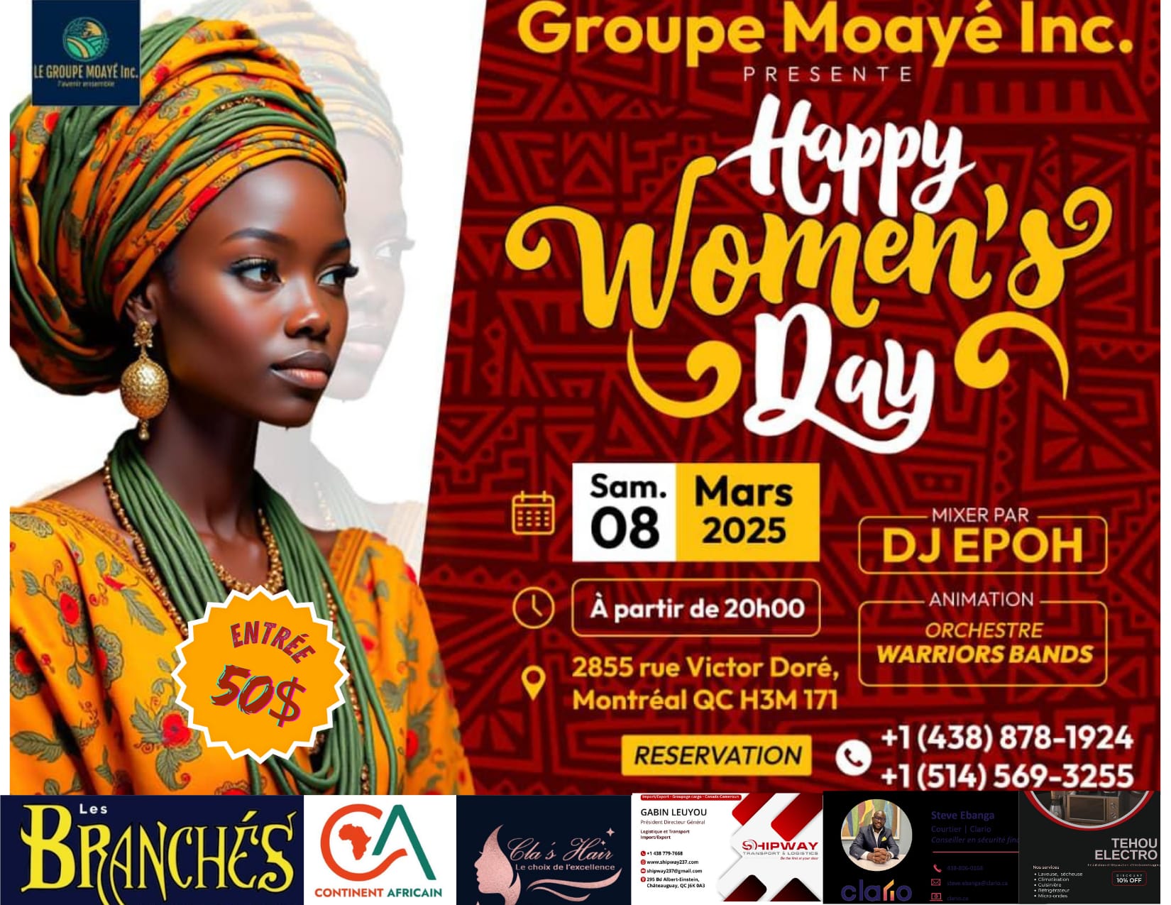 Soirée du 8 mars 2026